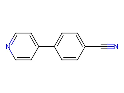 4-(Pyridin-4-yl)benzonitrile structure
