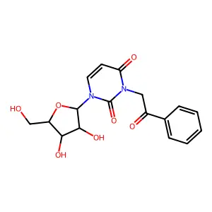 N(3)-Phenacyluridine structure