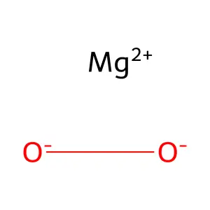 Magnesium peroxide (Mg(O2)) structure