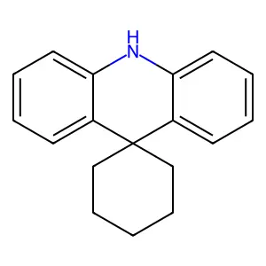 Spiro[acridine-9(10H),1'-cyclohexane] structure