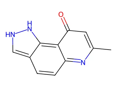 7-Methyl-1,2-dihydropyrazolo[3,4-f]quinolin-9-one structure