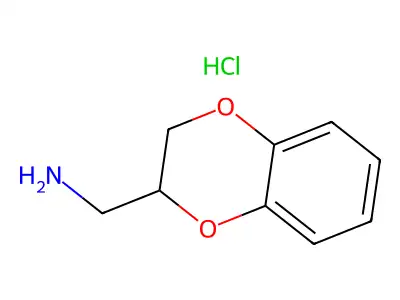 2-(Aminomethyl)-1,4-benzodioxane hydrochloride structure
