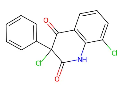 3,8-Dichloro-3-phenylquinoline-2,4(1H,3H)-dione structure