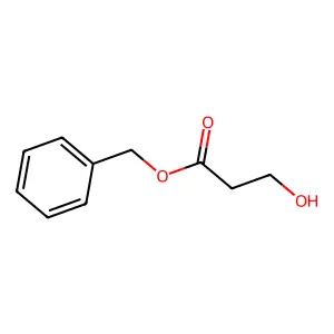 Propanoic acid, 3-hydroxy-, phenylmethyl ester structure