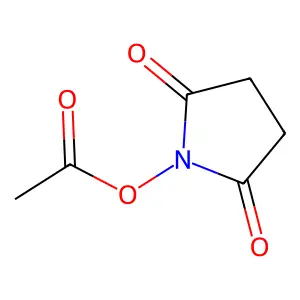 Acetic acid N-hydroxysuccinimide ester structure