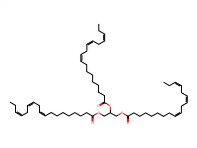2,3-Di(octadeca-9,12,15-trienoyloxy)propyl octadeca-9,12,15-trienoate structure