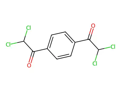 1,4-Bis(dichloroacetyl)benzene structure