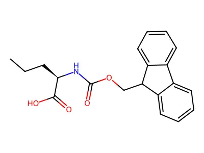 N-(9-Fluorenylmethoxycarbonyl)-DL-norvaline structure