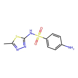 Sulfamethizole structure