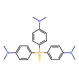 4,4',4''-Phosphorothioyltris(N,N-dimethylaniline) structure
