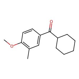 Cyclohexyl(4-methoxy-3-methylphenyl)methanone structure