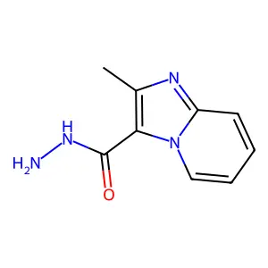 2-Methylimidazo[1,2-a]pyridine-3-carbohydrazide structure