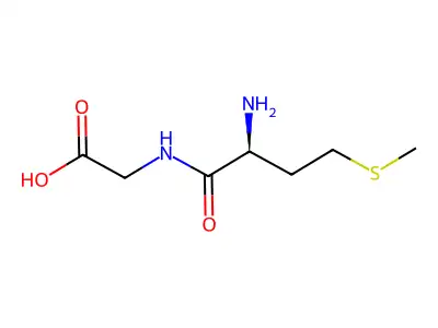 2-[[2-(2-Methylsulfanylethylamino)acetyl]amino]acetic acid structure