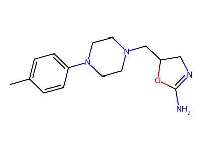 5-((4-(4-Methylphenyl)piperazin-1-yl)methyl)-1,3-oxazolidin-2-imine structure