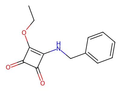 3-(Benzylamino)-4-ethoxycyclobut-3-ene-1,2-dione structure