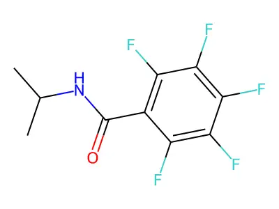 2,3,4,5,6-Pentafluoro-N-(1-methylethyl)benzamide structure