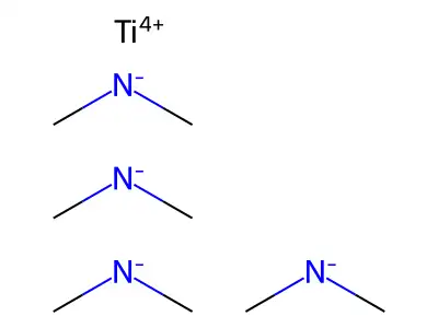 Tetrakis(dimethylamido)titanium structure