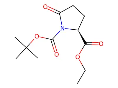 1-Boc-D-Pyroglutamic acid ethyl ester structure