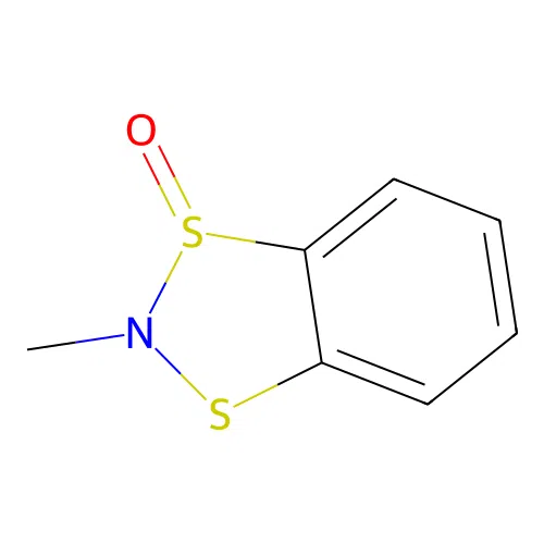 2-Methyl-1$l^{4},3,2-benzodithiazole 1-oxide structure