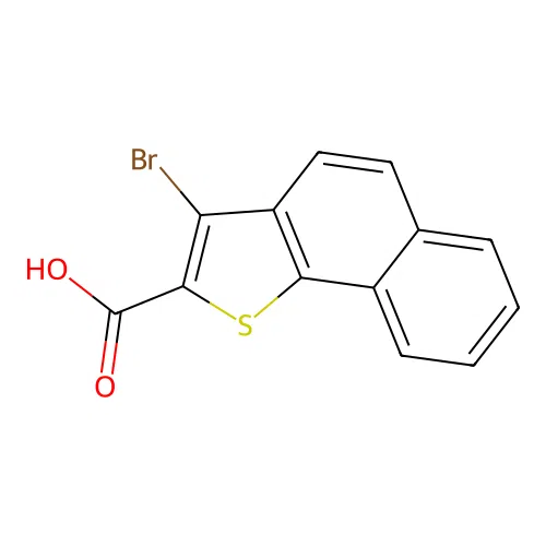 3-Bromonaphtho[1,2-b]thiophene-2-carboxylic acid structure