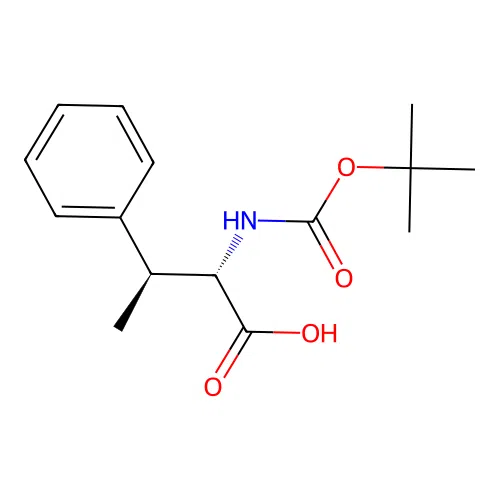 (2S,3S)-2-((tert-Butoxycarbonyl)amino)-3-phenylbutanoic acid structure