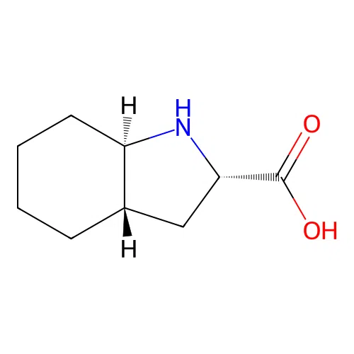 (2S,3aS,7aR)-octahydro-1H-indole-2-carboxylic acid structure