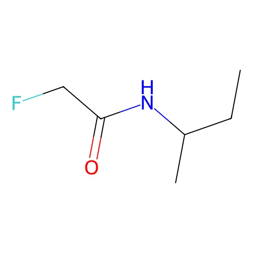 Acetamide, 2-fluoro-N-(1-methylpropyl)- structure