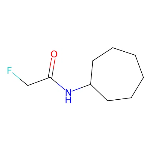 Acetamide, N-cycloheptyl-2-fluoro- structure