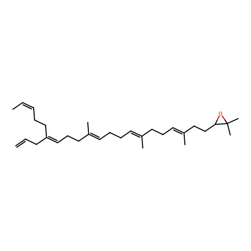 29-Methylidene-2,3-oxidosqualene structure
