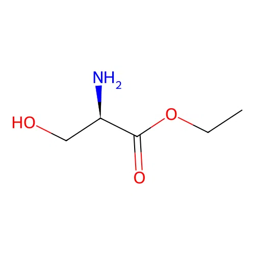 (R)-Ethyl 2-amino-3-hydroxypropanoate structure