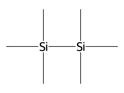 Hexamethyldisilane structure