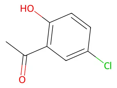 3-Chloro-6-hydroxyacetophenone structure