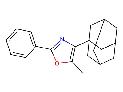 4-(1-Adamantyl)-5-methyl-2-phenyl-1,3-oxazole structure