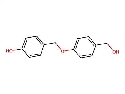 4-((4-Hydroxyphenyl)methoxy)benzenemethanol structure
