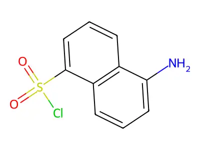 5-aminonaphthalene-1-sulfonyl Chloride structure