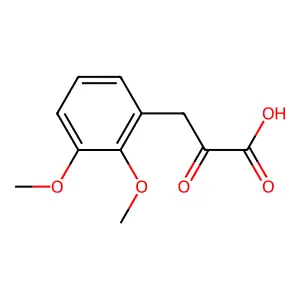 3-(2,3-Dimethoxyphenyl)-2-oxopropanoic acid structure