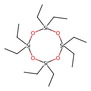 2,2,4,4,6,6,8,8-Octaethylcyclotetrasiloxane structure