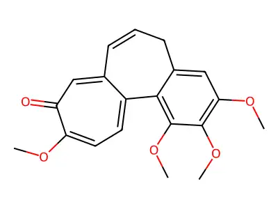 Colchicine, deacetamido-5,6-didehydro- structure