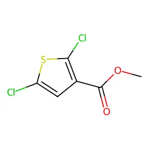 Methyl 2,5-dichlorothiophene-3-carboxylate structure