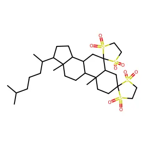 5alpha-Cholestano-3,6-dione bisethylene dithiolane structure