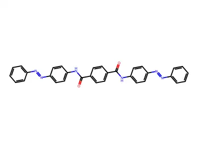 1,4-Benzenedicarboxamide, N1,N4-bis[4-(2-phenyldiazenyl)phenyl]- structure