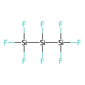 Octafluorotrisilane structure