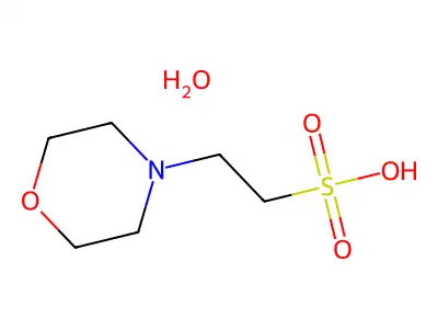 2-(N-Morpholino)-ethanesulfonic acid structure