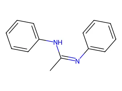 Ethanimidamide, N,N'-diphenyl- structure