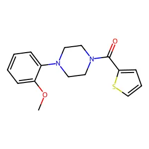 1-(2-Methoxyphenyl)-4-(thiophene-2-carbonyl)piperazine structure