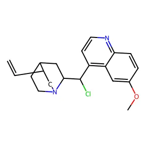(8alpha,9R)-9-Chloro-6'-methoxycinchonan structure