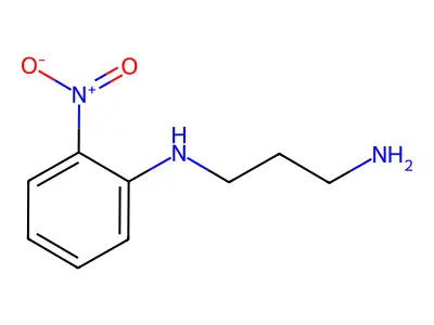 N-(3-aminopropyl)-2-nitroaniline hydrochloride structure