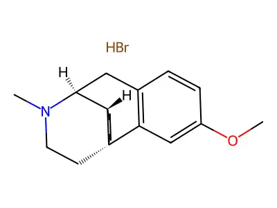Ent-(14S)-3-Methoxy-17-methylmorphinan structure