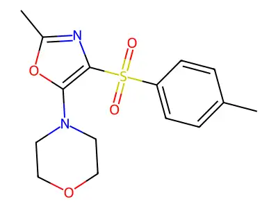 4-(2-Methyl-4-tosyloxazol-5-yl)morpholine structure