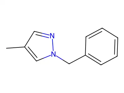 1-Benzyl-4-methyl-1H-pyrazole structure